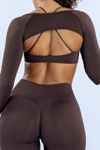 Seamless fitness shawl