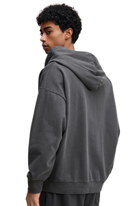 Men's Fall Heavyweight Vintage Washed Cotton Hooded Jacket