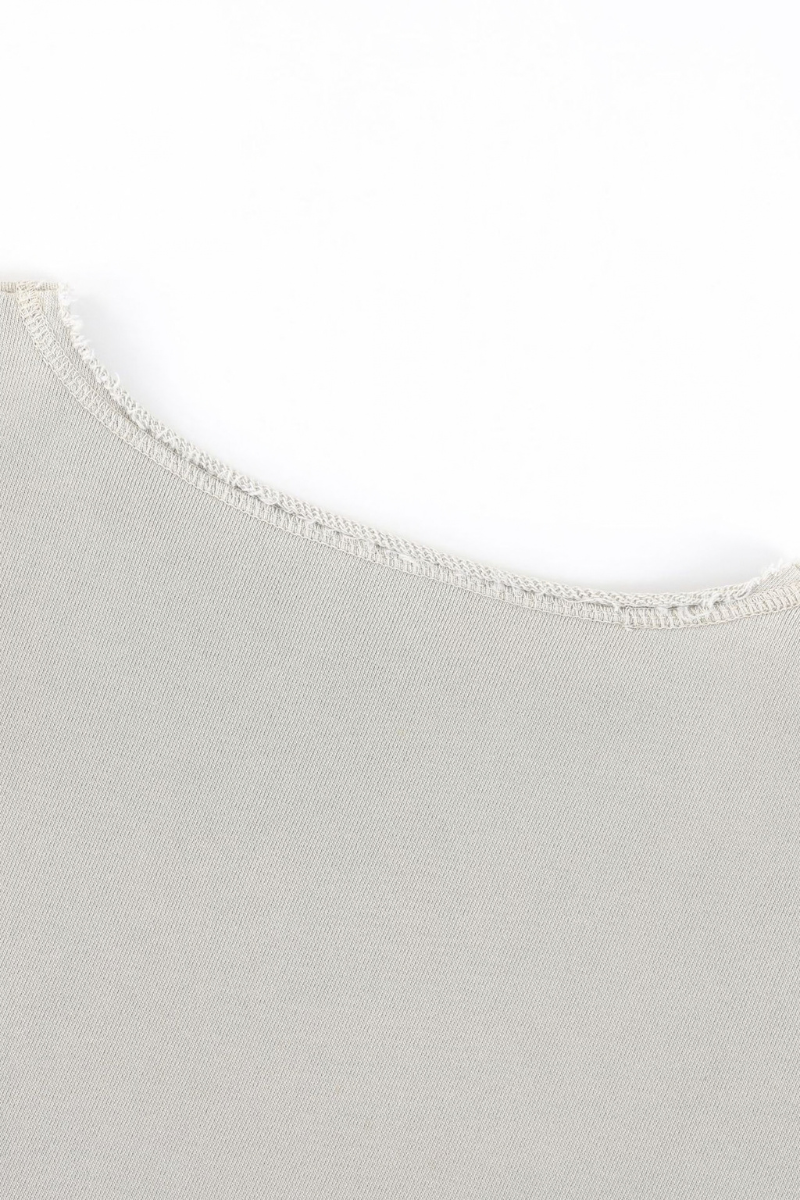 Women's Fall Raw Edge Neck Kangaroo Pocket Sweatshirt