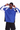 Men's V-Neck Color Block Breathable Mesh Panel Sports Jersey