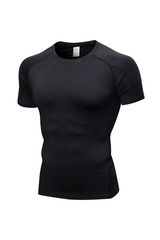 Men's Quick‑Dry Compression Workout Short Sleeve T‑Shirt