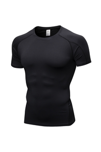 Men's Quick‑Dry Compression Workout Short Sleeve T‑Shirt