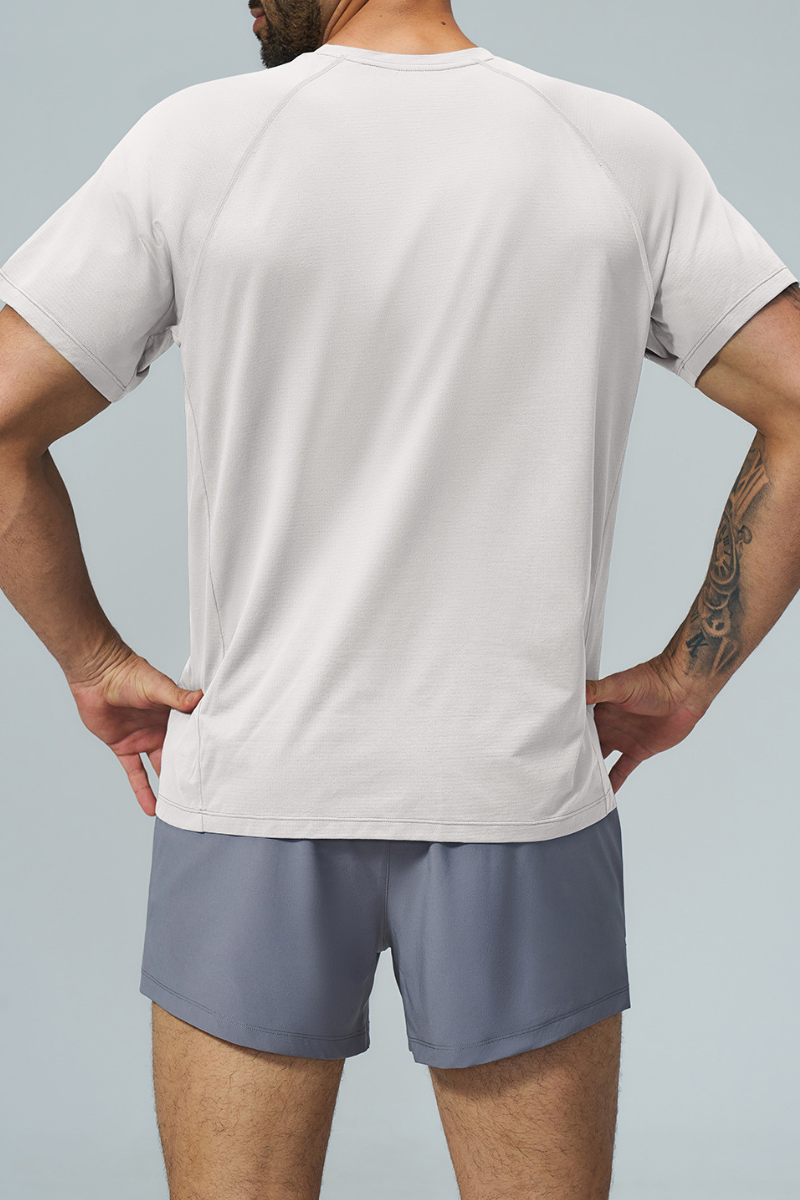 Men's Raglan Sleeve Quick Dry Sports Short Sleeve T-Shirt