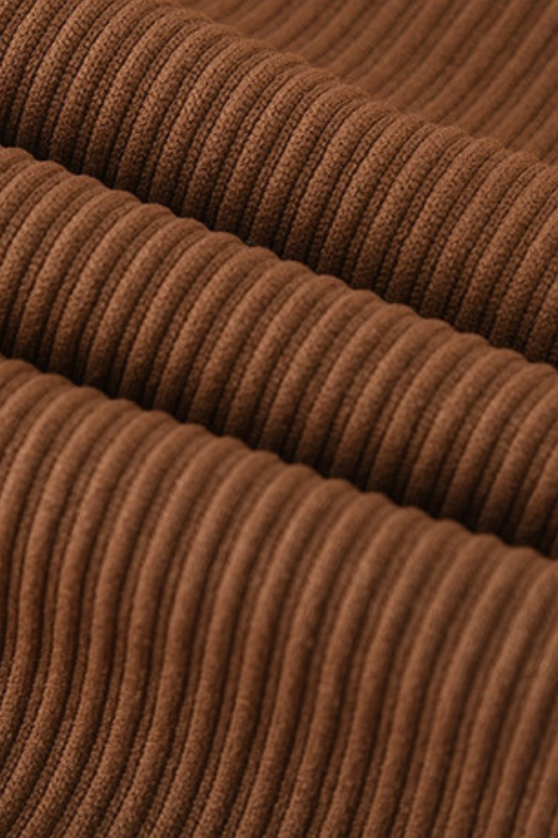 Women High-Waist Ribbed High-Waist Leggings