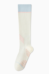 Women’s Color Block Gradient Pressure High-Top Sports Socks