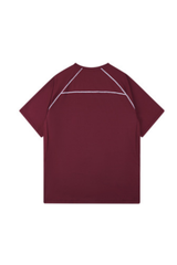 Men's Outdoor Striped Color-Block Relaxed Quick Dry T-Shirt
