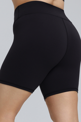 Plus Size Women's High Waisted Soft Biker Sports Shorts