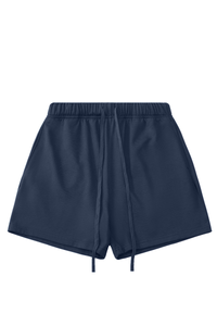 Men's 100% Cotton Solid Drawstring Loose Sports Shorts