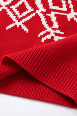 Women's Fall/Winter Christmas Big Snowflake Knit Sweater