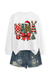Women's Winter/Fall Christmas Santa Multi-color Pullover