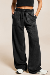 High-waisted, machine-washable long pants