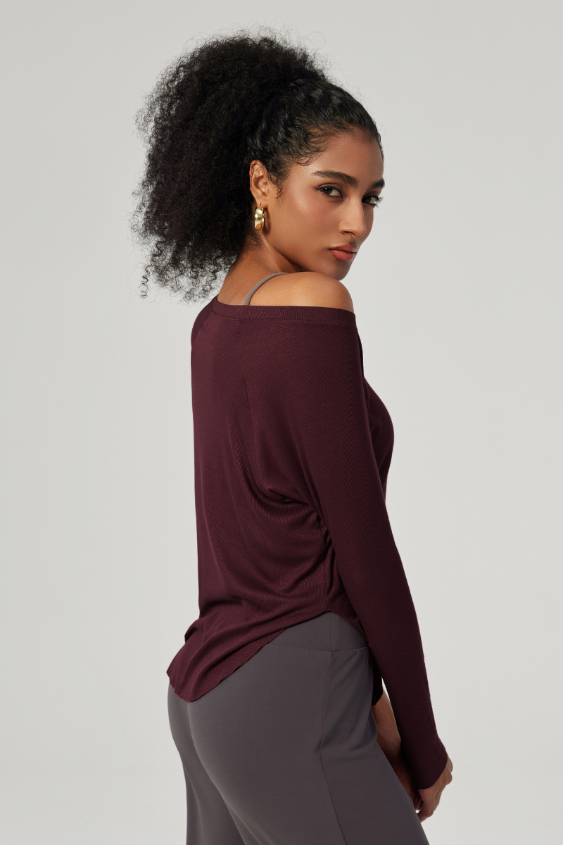 Women's Modal Round Neck Long Sleeves Top
