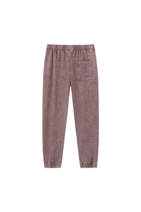 Unisex Fall Vintage Washed Elastic Waist Drawstring Joggers