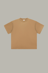 Men's Cotton Mock Turtleneck - Solid Oversized Casual Tee