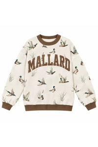 Women's Fall Custom Appliqué Embroidery Oversize Sweatshirt
