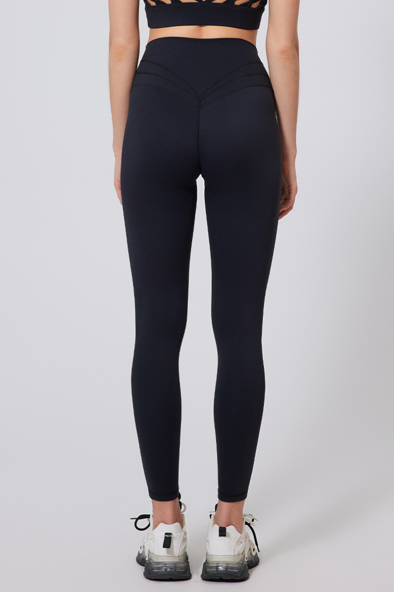 Women's High Waisted 3V Scrunch Butt Lift Yoga Leggings