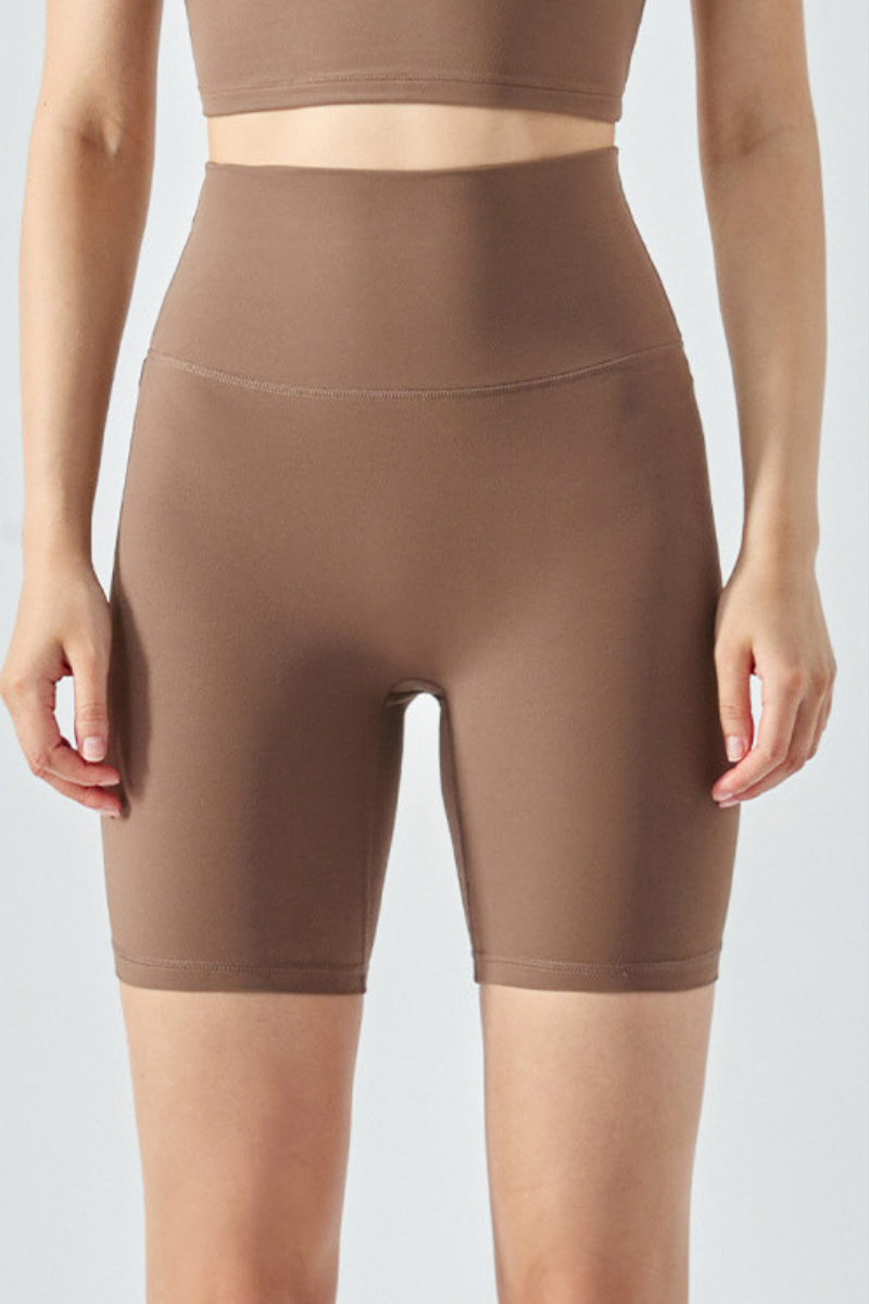 Women's Summer High Waisted Cooling Sensation Yoga  Shorts