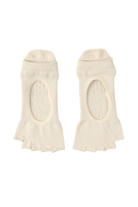 Women's Solid Color Pilates Yoga Grip Five-Toe Socks