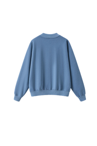 Women's Fall Vintage Washed Fleece Quarter Zip Sweatshirt
