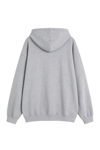 Unisex Fall 100% Cotton Solid Kangaroo Pocket Hoodie