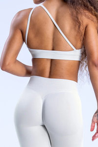 Women's Athletic One Shoulder  Asymmetric Bra