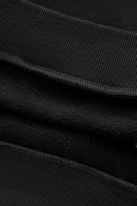 Women's 350g Color Block Side Stripe Ribbed Cuff Hoodie