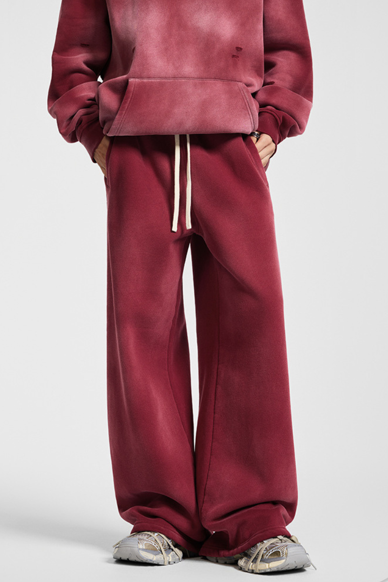 Retro-style simple and casual pants