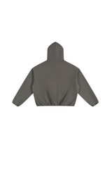 Women's Fall Relaxed Contrast Color Stripe High Neck Hoodie