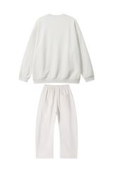 Women's Fall Set:Relaxed Pullover And Drawstring Sweatpants