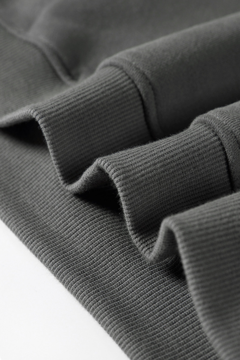 Men's cropped loose-fitting  hoodie