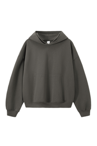 Unisex Fall 380G Heavyweight Cropped Drop Shoulder Hoodie