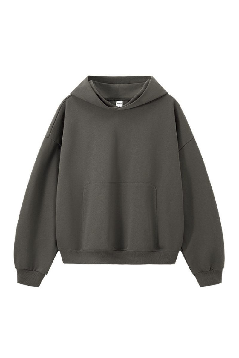 Unisex Fall 380G Heavyweight Cropped Drop Shoulder Hoodie