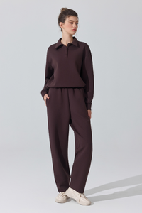 Women's Drawstring Straight-Leg Casual Pants