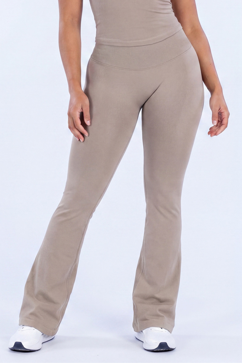 Women’s Butt Lifting Slim Athletic Bell Bottom Leggings