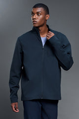 Men Stylish Stand Collar Windproof Loose Casual Jacket