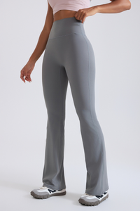 Women’s high-waisted  flare pants.