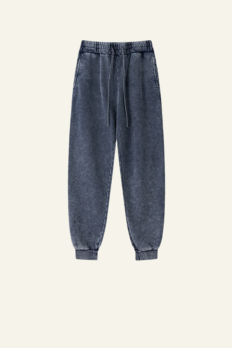 Unisex Cotton Fall Heavyweight Trendy Jogger Pants