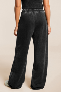 High-waisted, machine-washable long pants