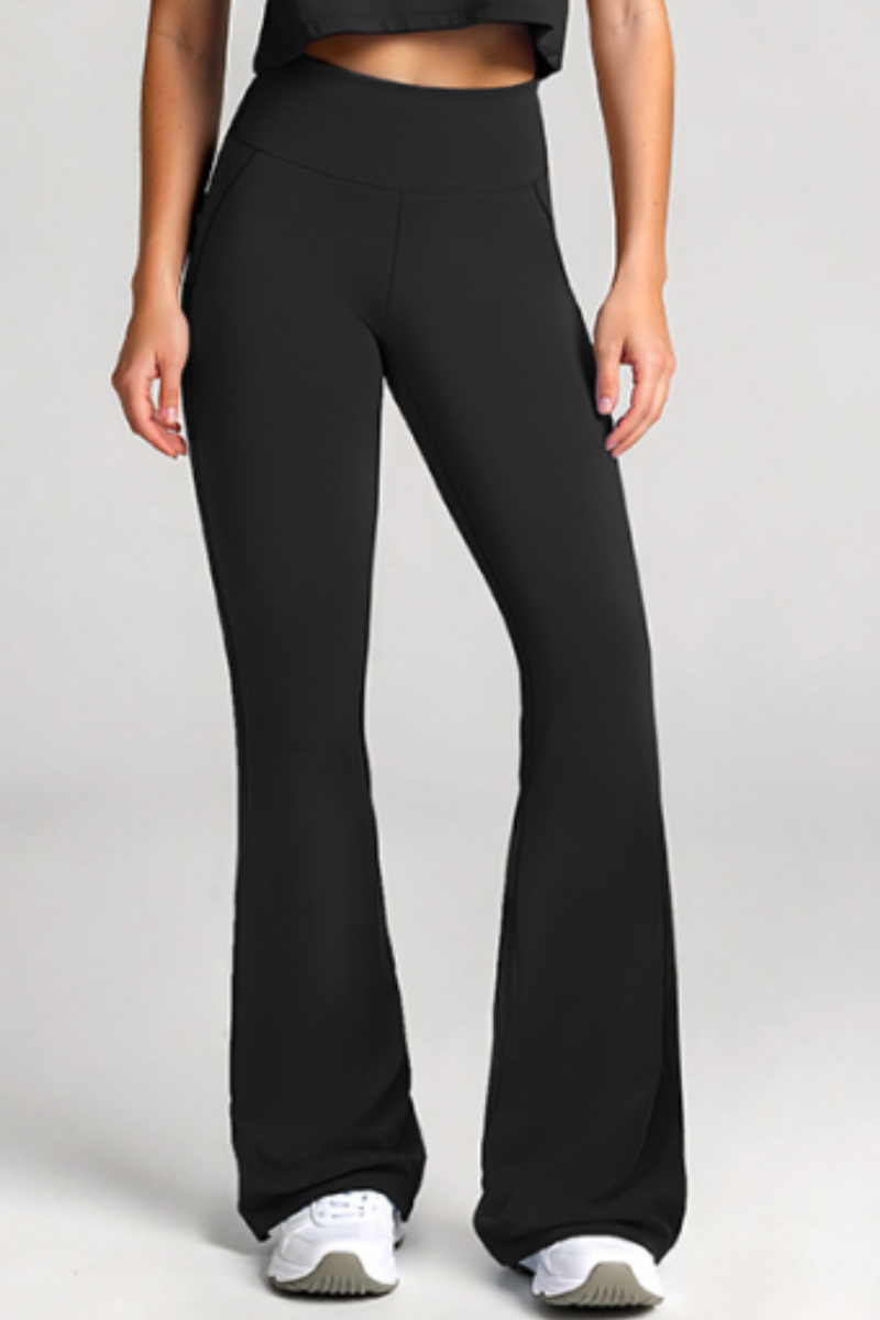 Women's High-Waist Butt-Lifting Flared Yoga Pants