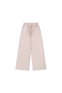 Unisex Fall Washed Adjustable Drawstring Hem Sweatpants