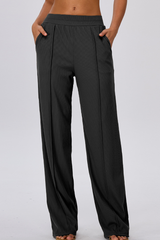 Women's Athletic Side Pocket Loose Casual Yoga Pants
