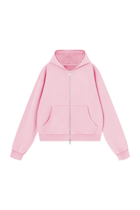 Unisex Fall Washed Vintage Boxy  Comfort Color Hooded Jacket
