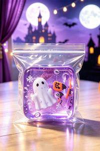 Halloween Magic Crystal Cube Squishy Fidget Toy OPP Bag Pack