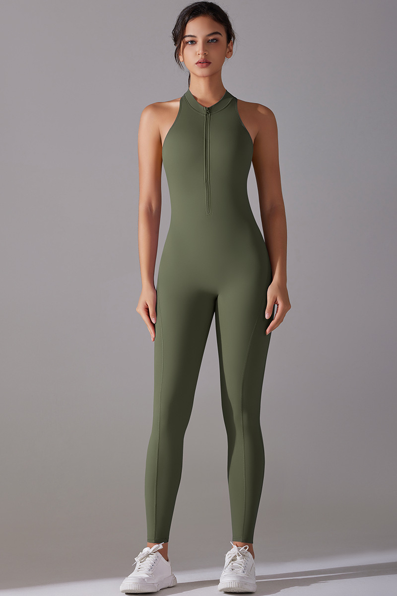 Women's Athletic Slimming Cut Out Backless  Jumpsuits