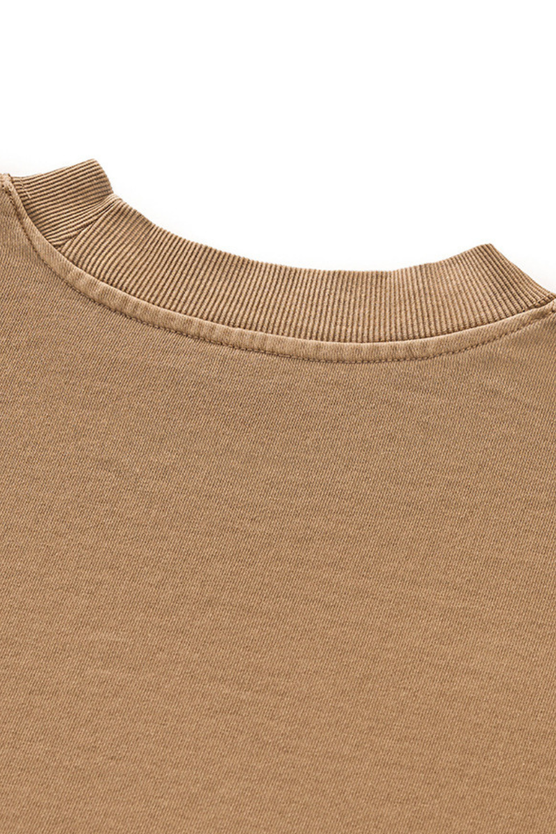 Women's Fall 100% Cotton Drop-Shoulder Long Sweatshirt Dress