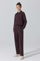 Women's Drawstring Straight-Leg Casual Pants