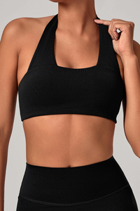 Women's Athletic U-neck Halterneck Breathable Yoga Bra