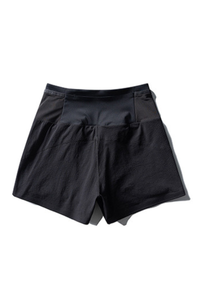 Women's Wide Waistband Running Shorts with Built-in Liner