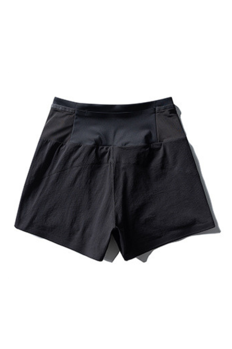 Women's Wide Waistband Running Shorts with Built-in Liner