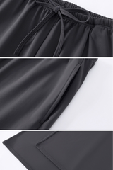 Women's High Waist Drawstring Wide Leg Yoga Casual Pants